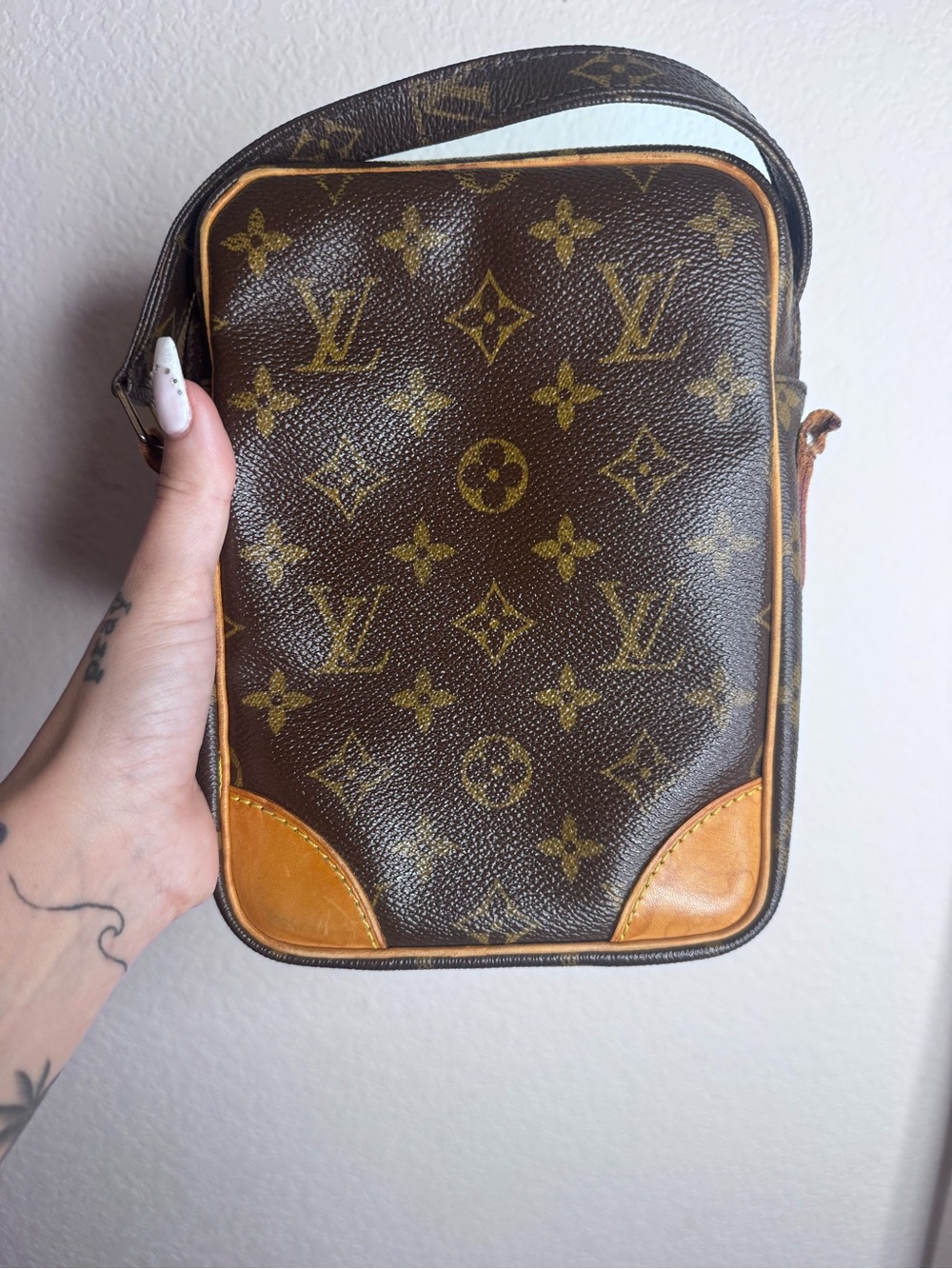 Louis Vuitton Monogram Amazon Crossbody vintage LV messenger bag made in France - Picture 3 of 9